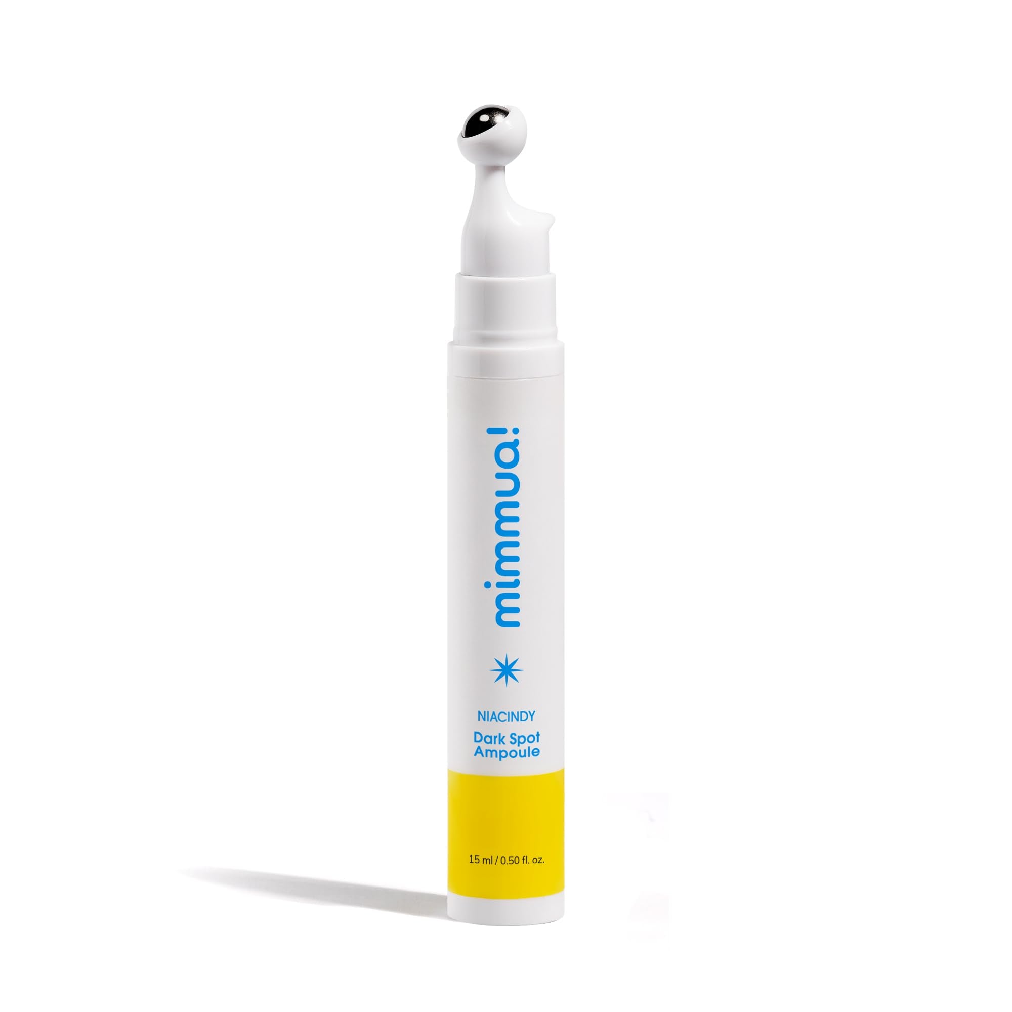 mimmua! Dark Spot Ampoule bottle front shows premium packaging for even tone