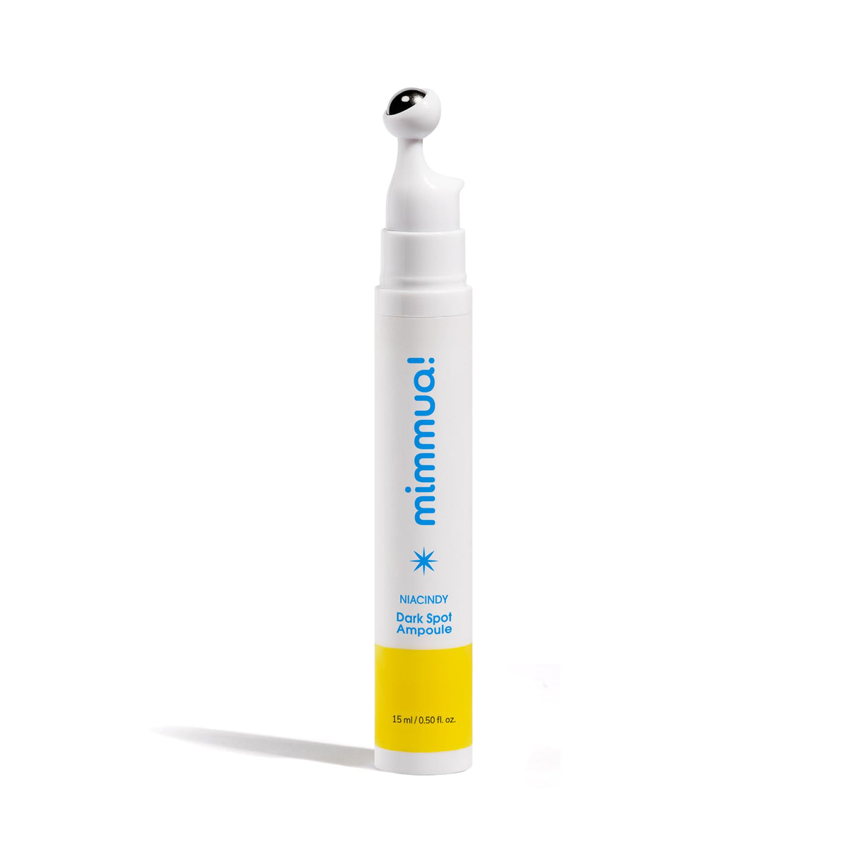 mimmua! Dark Spot Ampoule bottle front shows premium packaging for even tone