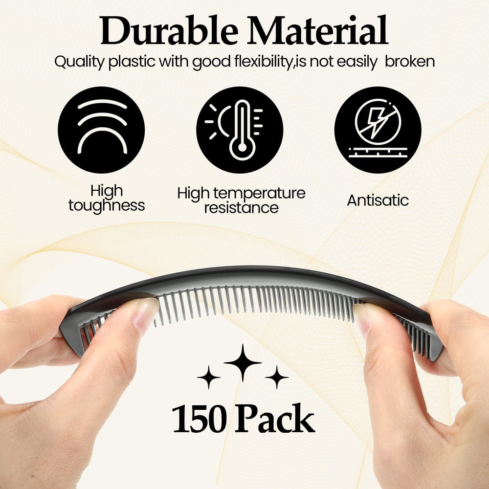 Mimorou hair combs showing two densities of teeth for long and short hair