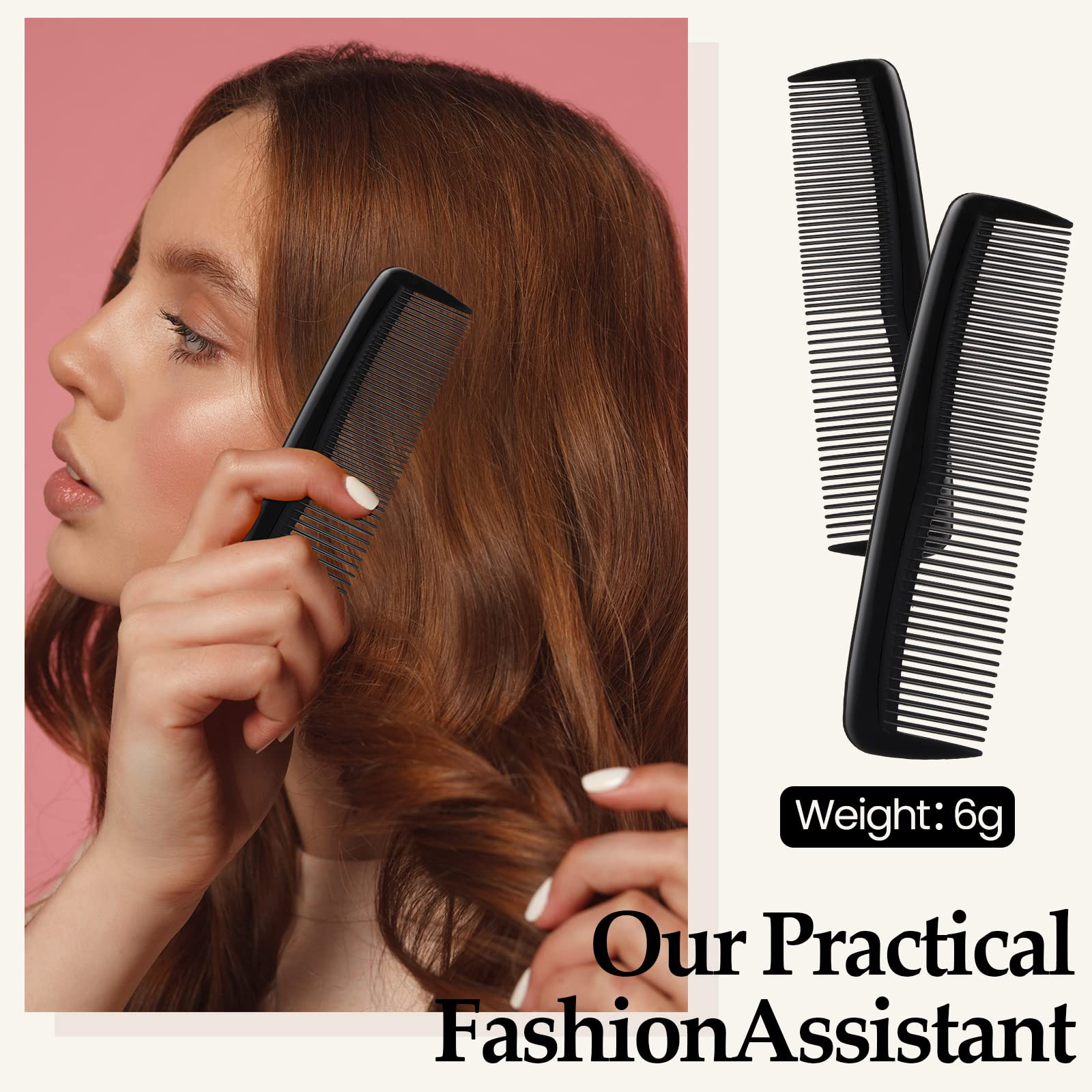 Mimorou durable PP plastic combs resist breakage and fading in daily use