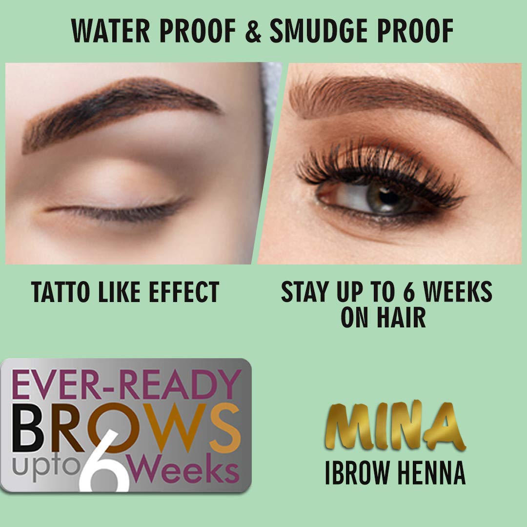 MinaiBrow canas cubre con color natural y suave.