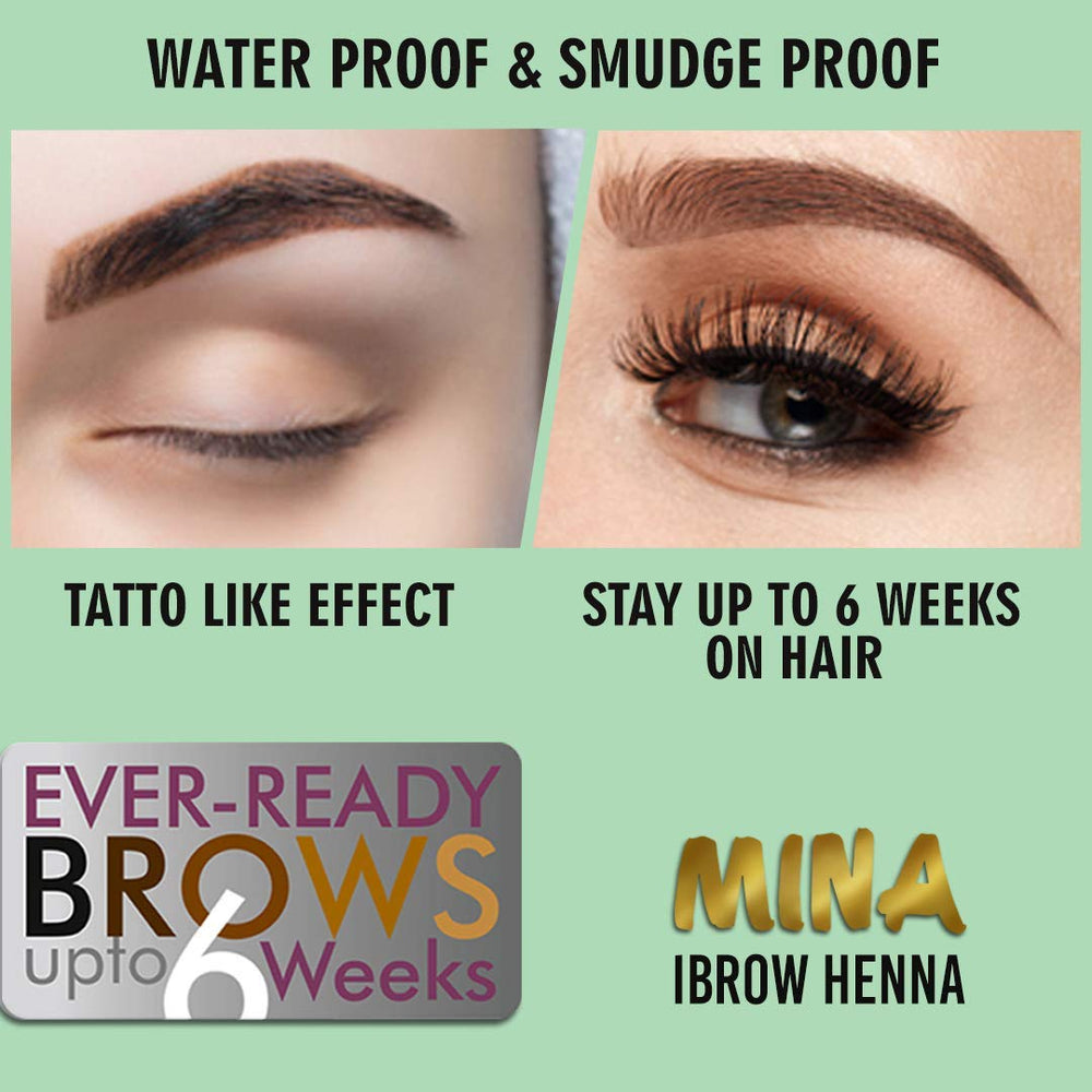 MinaiBrow canas cubre con color natural y suave.