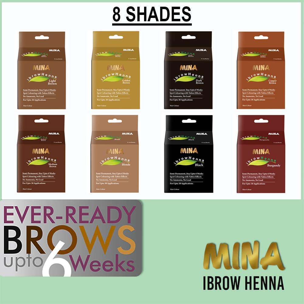 MinaiBrow fórmula sin amoníaco para cabello sensible.