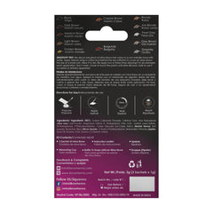 MinaiBrow Tint Kit etiqueta vegana y libre de crueldad para compras éticas.