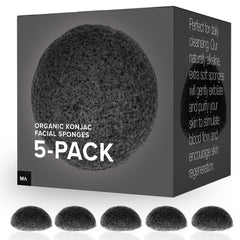 MINAMUL Konjac exfoliating sponge set bundle for gentle daily cleansing.