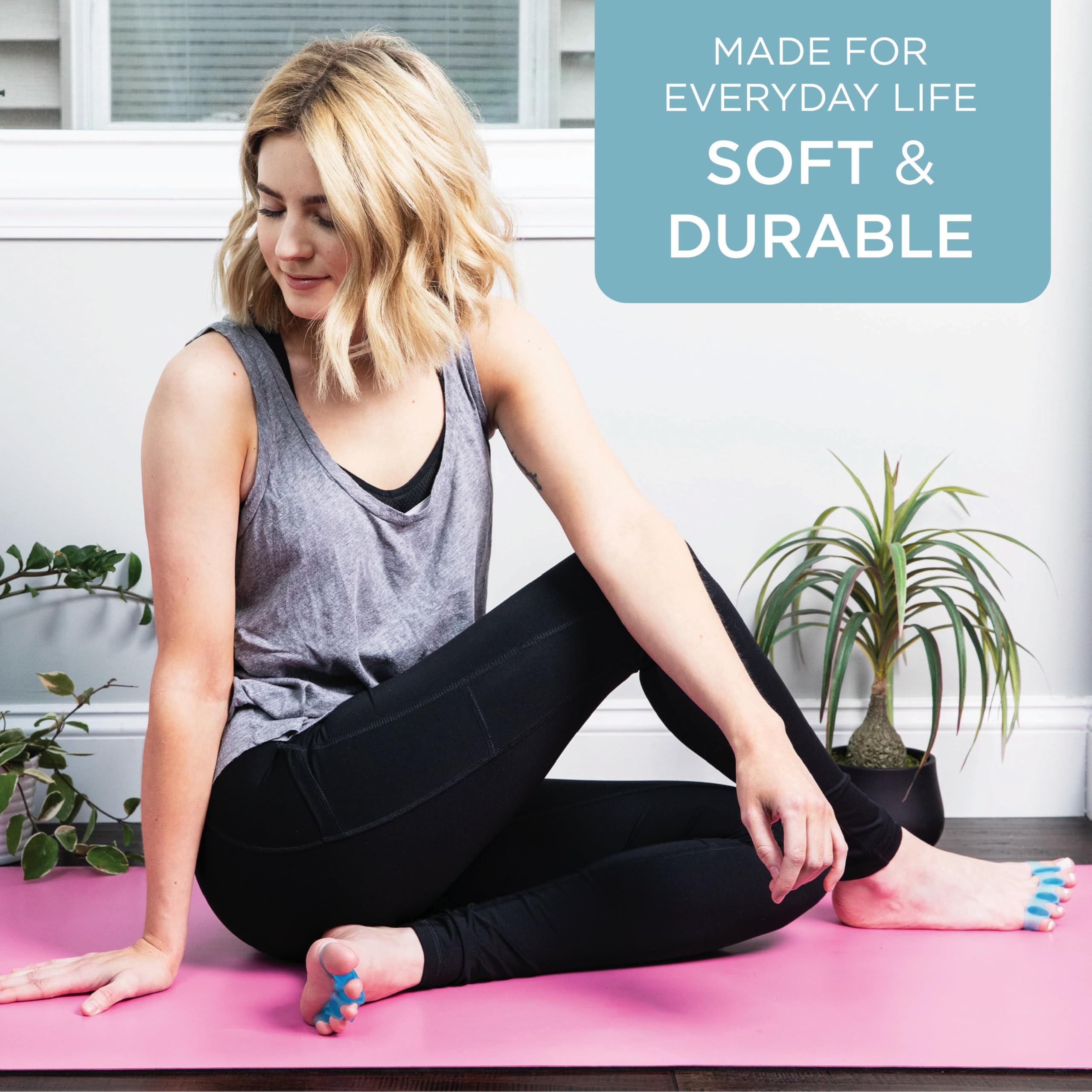 Mind Bodhi toe separators BPA-free and latex-free for safe use.