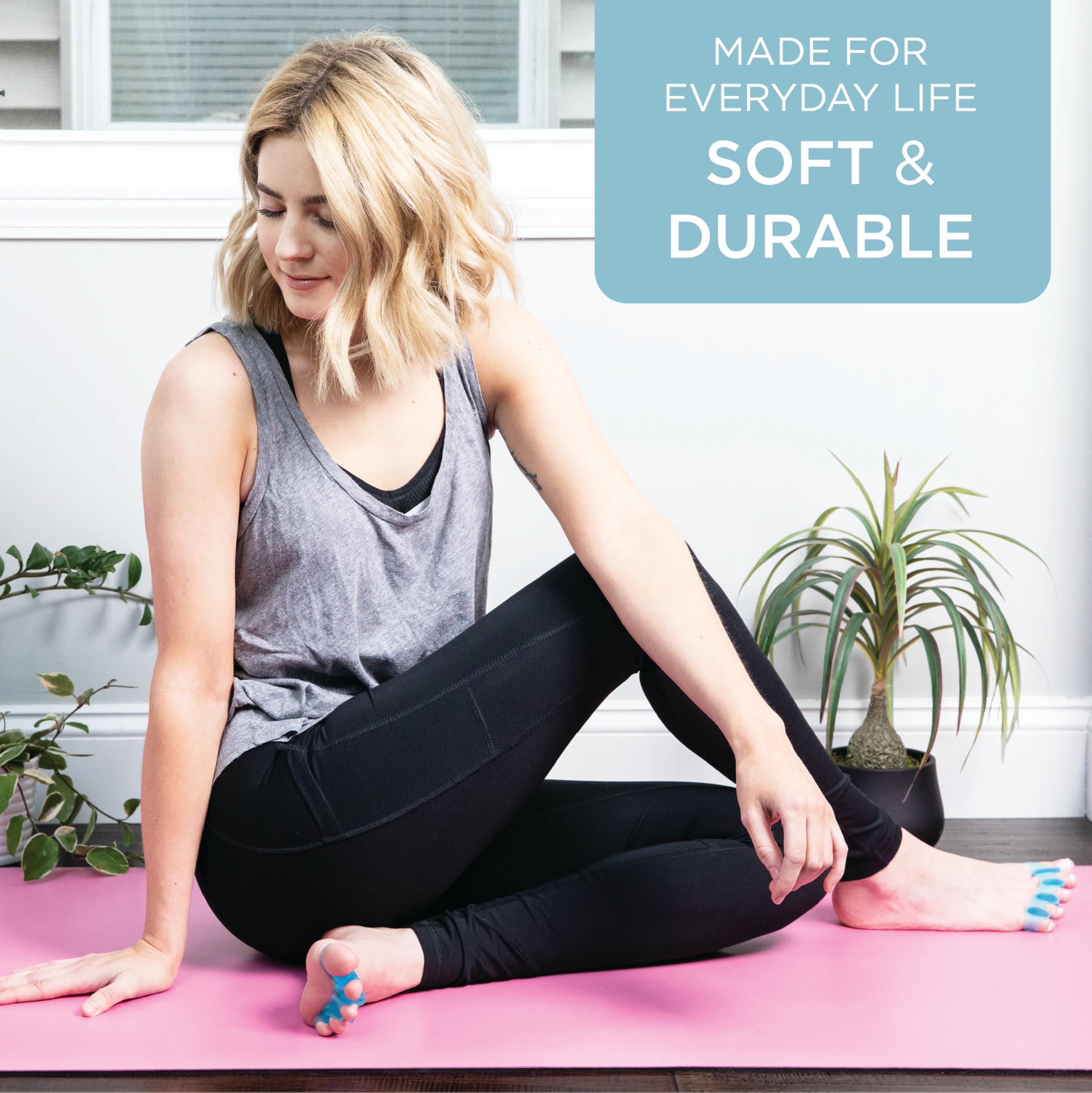 Mind Bodhi toe separators premium gel close-up for comfort and safety.