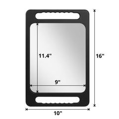 Mineloff high-definition glass mirror with clear reflection and fog-free performance.