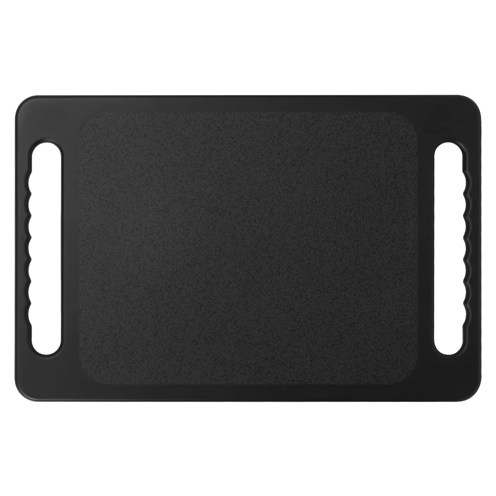 Mineloff large rectangular handheld mirror offers expansive viewing area for styling.