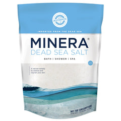 Minera Dead Sea Salt fine grain bath for spa-like skin care and nourishment