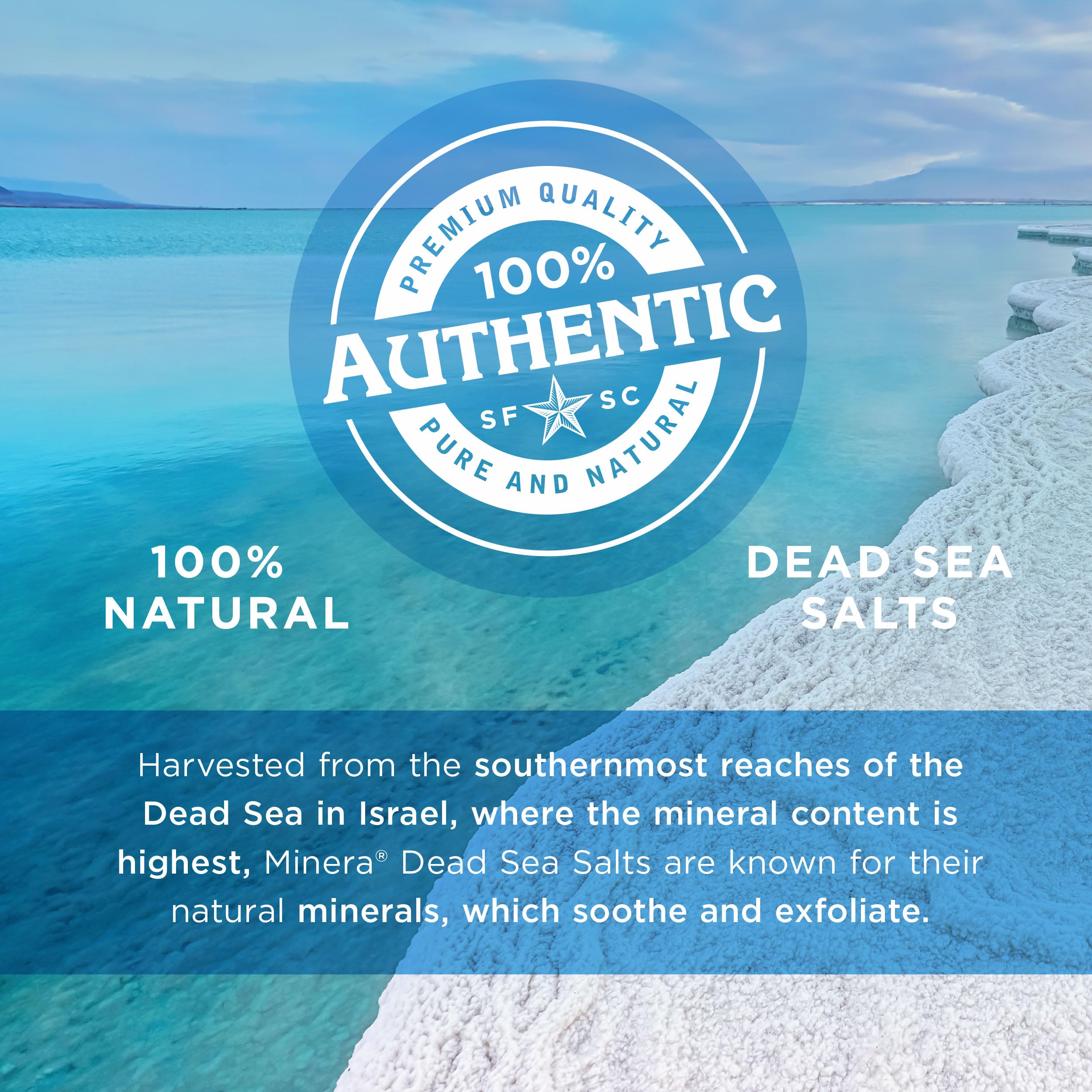 Minera Dead Sea Salt pure minerals for natural skin care