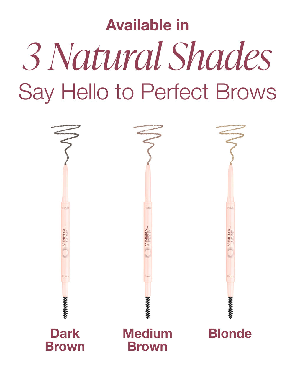 Aplicación precisa para cejas con Mineral Fusion.