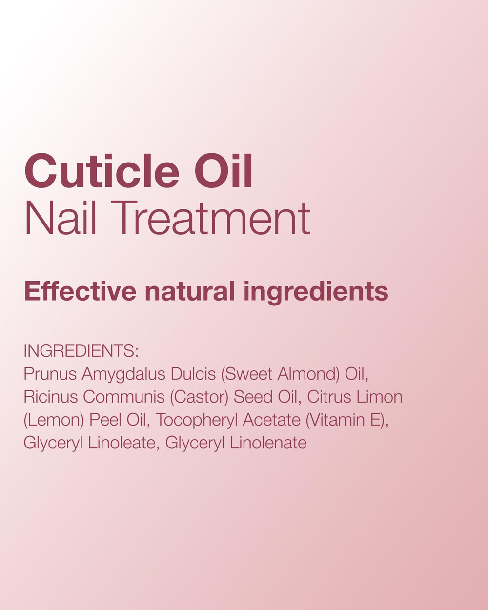 Travel-friendly Mineral Fusion cuticle oil bottle for on-the-go hydration.