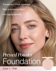 Mineral Fusion foundation for fair skin with pink undertones provides buildable coverage