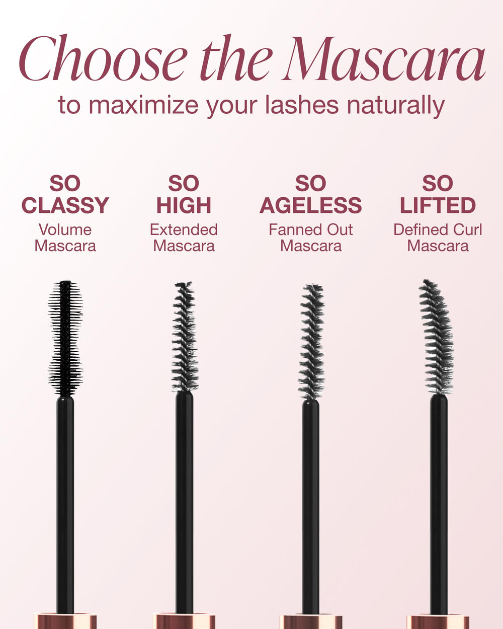 Mineral Fusion So High Mascara: aplicación suave sobre pestañas