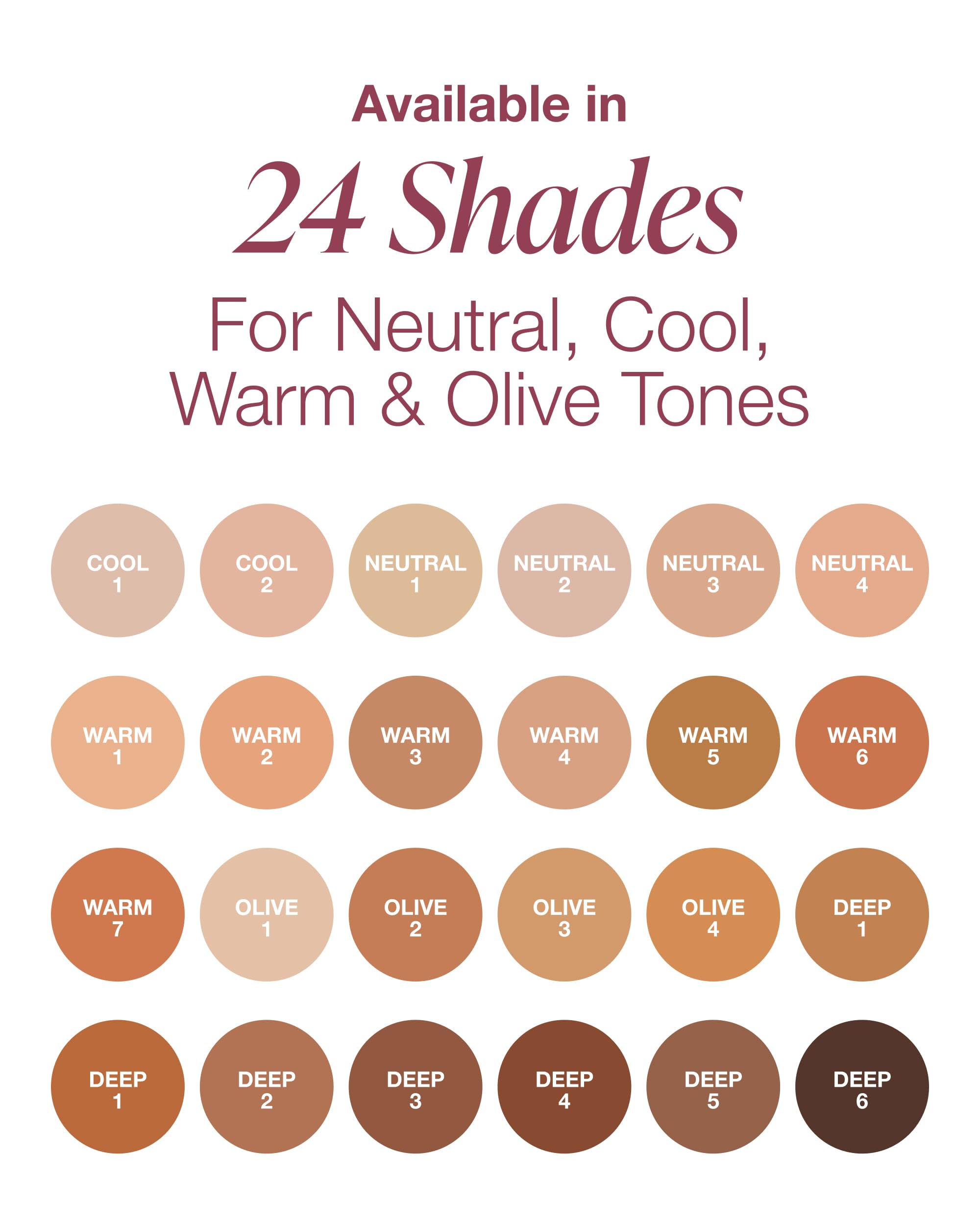 Té blanco y té rojo en Mineral Fusion para tono más uniforme
