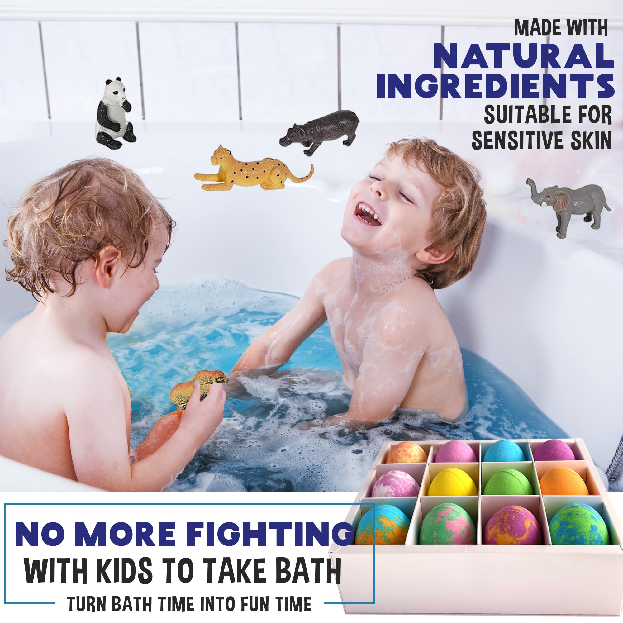 Mineral Me California bubble release with aroma enhances kid-friendly baths.