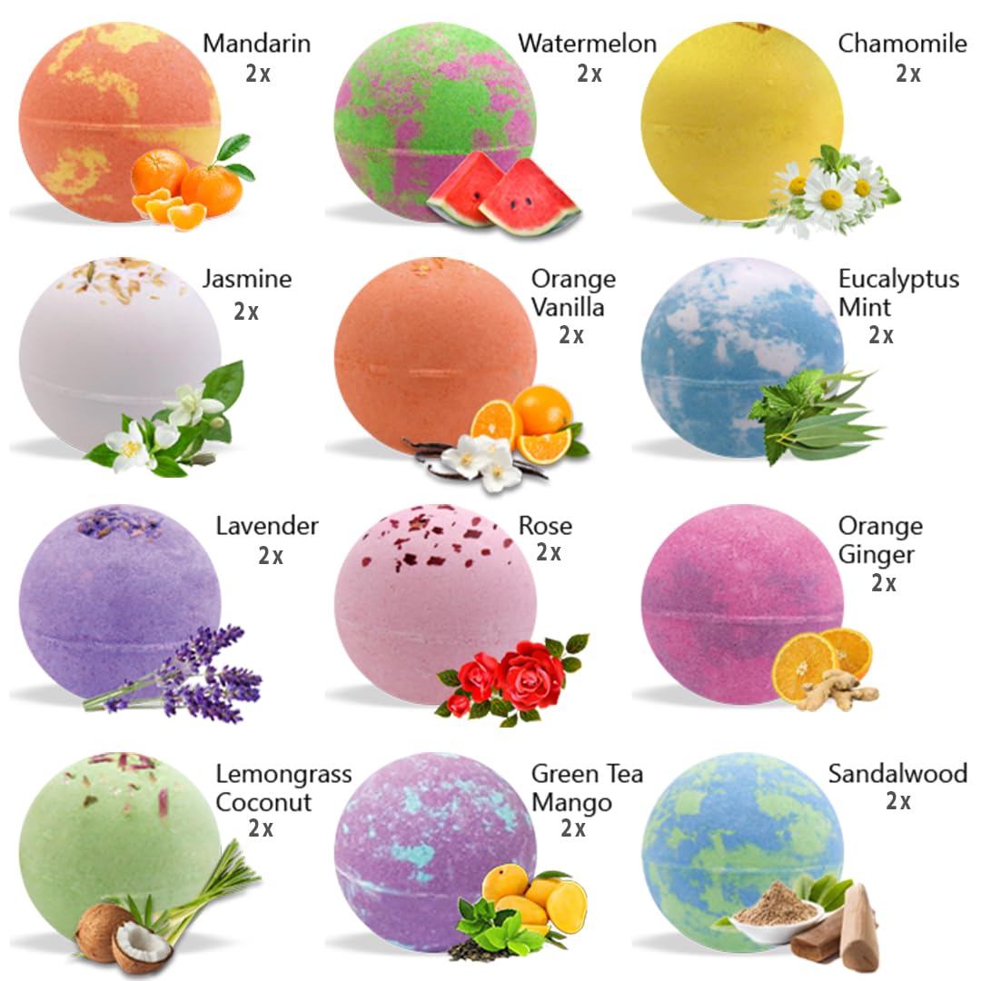 Mineral Me California bath bombs natural essential oils shea butter for moisturized skin after soaking