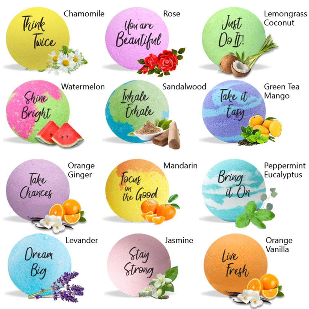 Mineral Me California bath bombs relaxing scene with fizzing bubbles