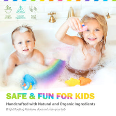 Bomba de baño con manteca de karité orgánica Mineral Me California para piel suave.