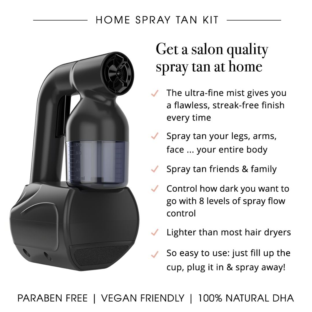 MINETAN at-home salon setup highlighting portable design for private sessions.