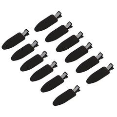 minihope 12-piece no bend hair clips in black, secure style without pulling