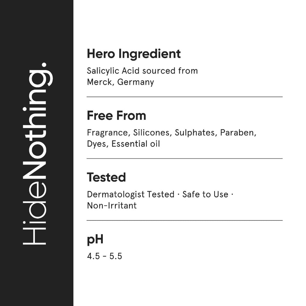 Minimalist panthenol hydration closeup indicating hydrating after-cleansing feel.