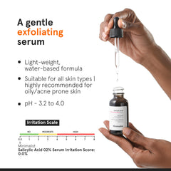 Aplicador gotero del Serum Minimalist para dosificación precisa.