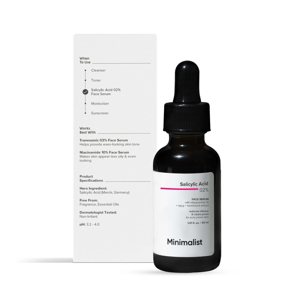 pH estable 3.5–4.0 del serum Minimalist para uso nocturno seguro.