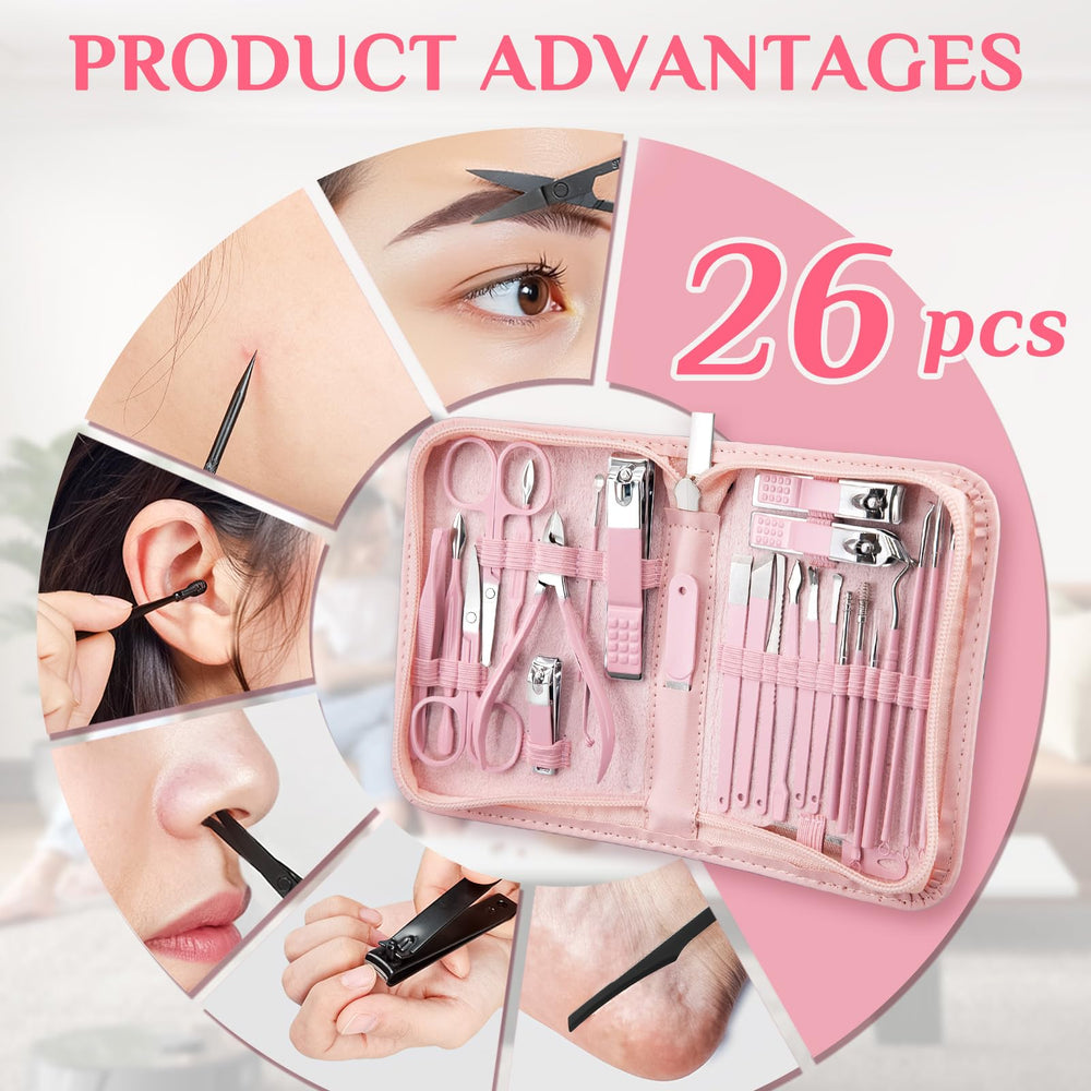 MINKINH multi-function nail care tools ready for mani-pedi