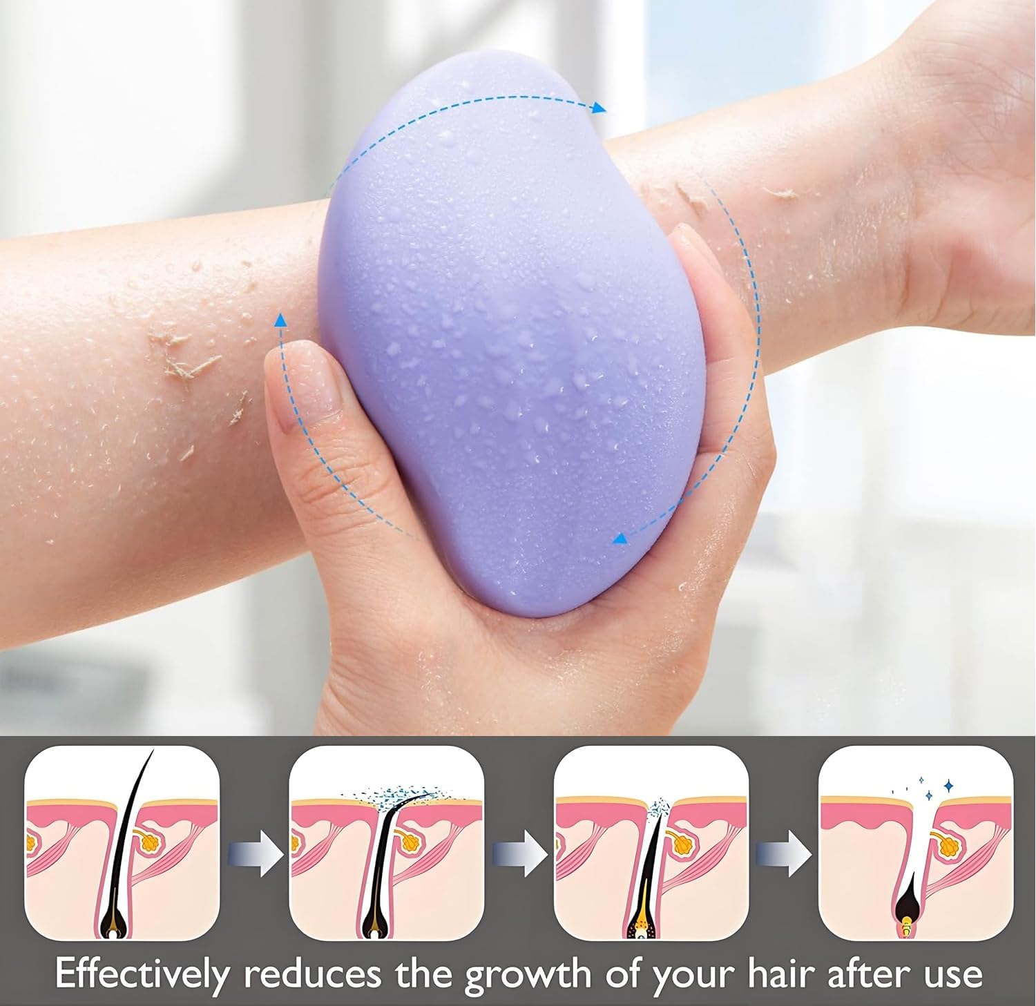 Multi-area use knuckles to legs with MINOCHI crystal eraser.