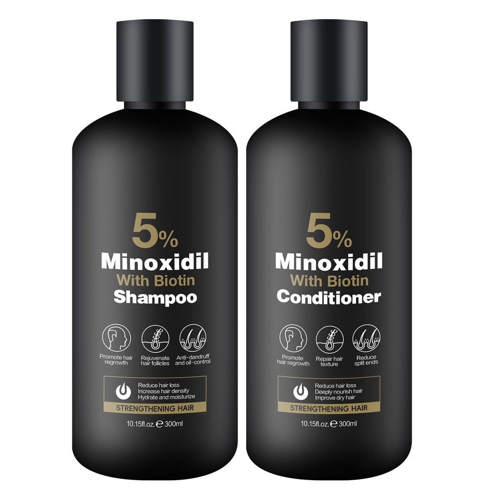 Minoxidil Shampoo bathroom scene illustrates easy at-home care routine.