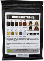 Minute Hair fibras cabello marrón medio en botella, acabado más grueso y natural