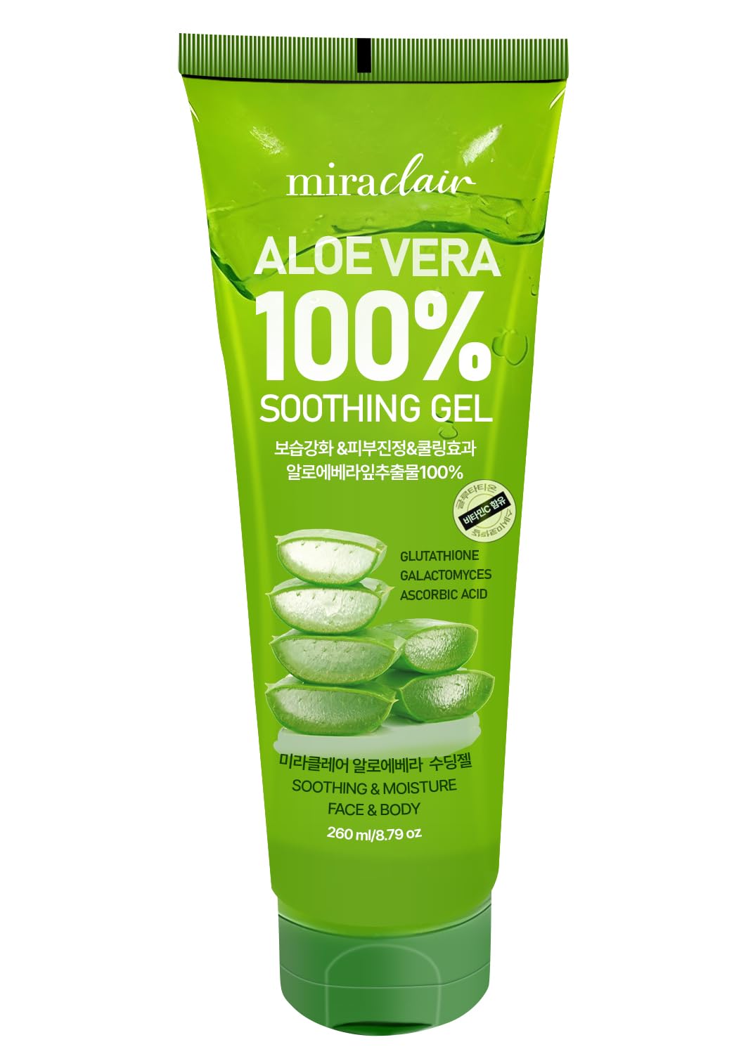 Uso capilar MIRACLAIR Aloe Vera para suavidad y brillo ligero