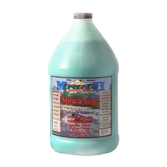 Miracle II Moisturizing Soap foamy lather demonstrates effective cleansing