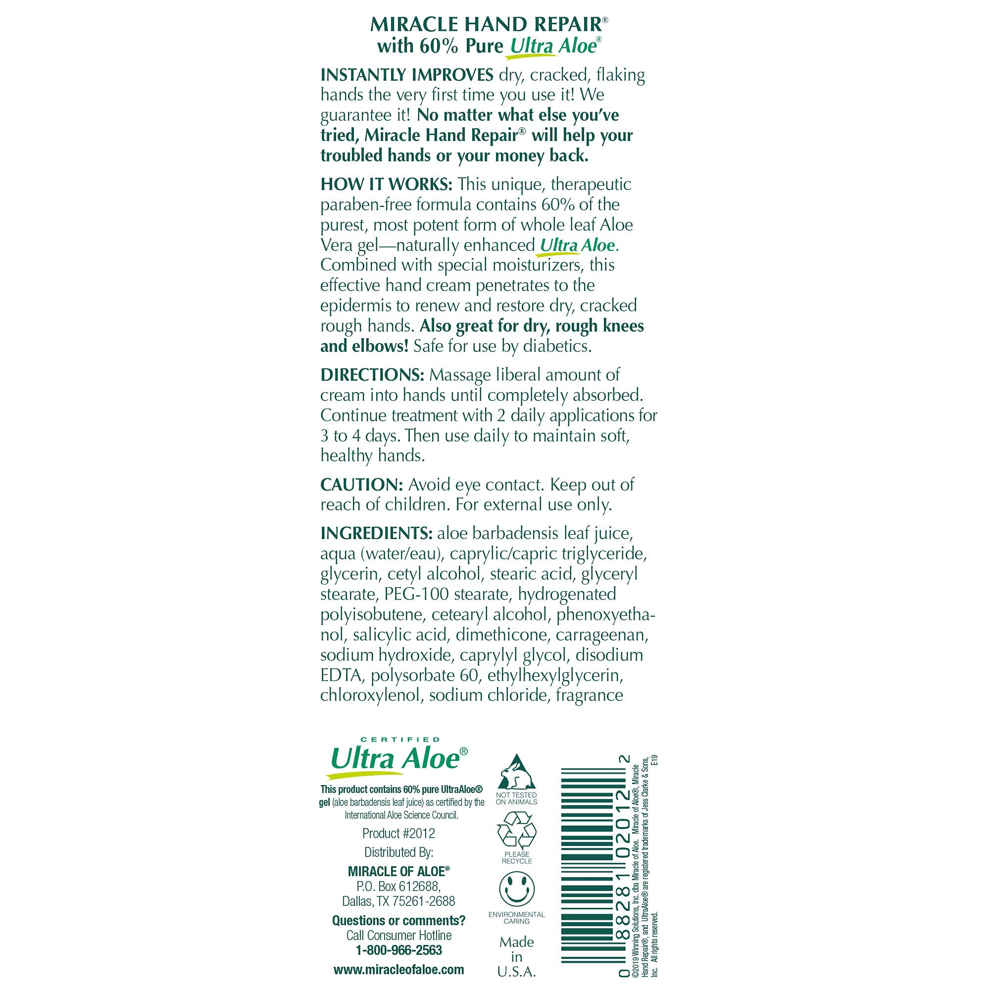Miracle of Aloe rutina nocturna, aplica antes de dormir para revitalizar piel
