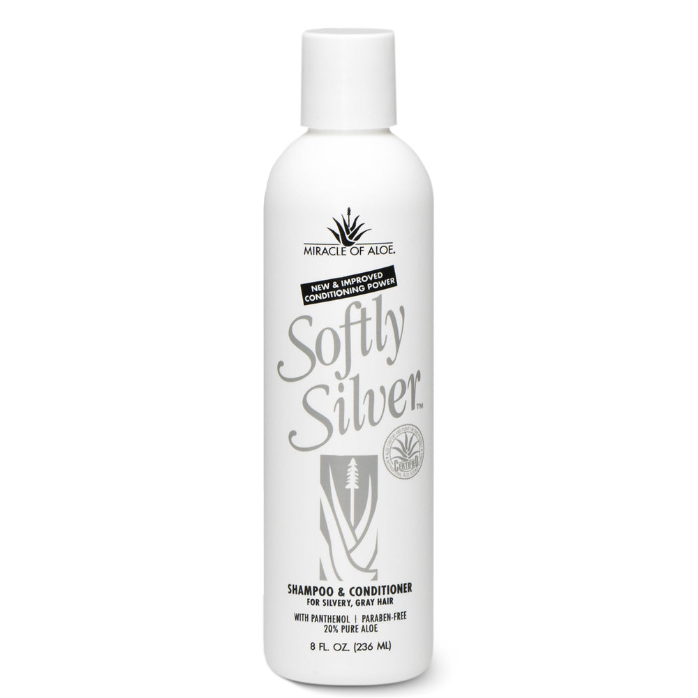 Miracle of Aloe Softly Silver Shampoo, rutina-diaria: uso diario para brillo y cuerpo.