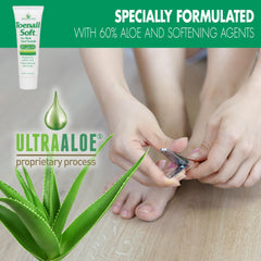 Miracle of Aloe tratamiento de pedicura que facilita el cuidado de uñas.
