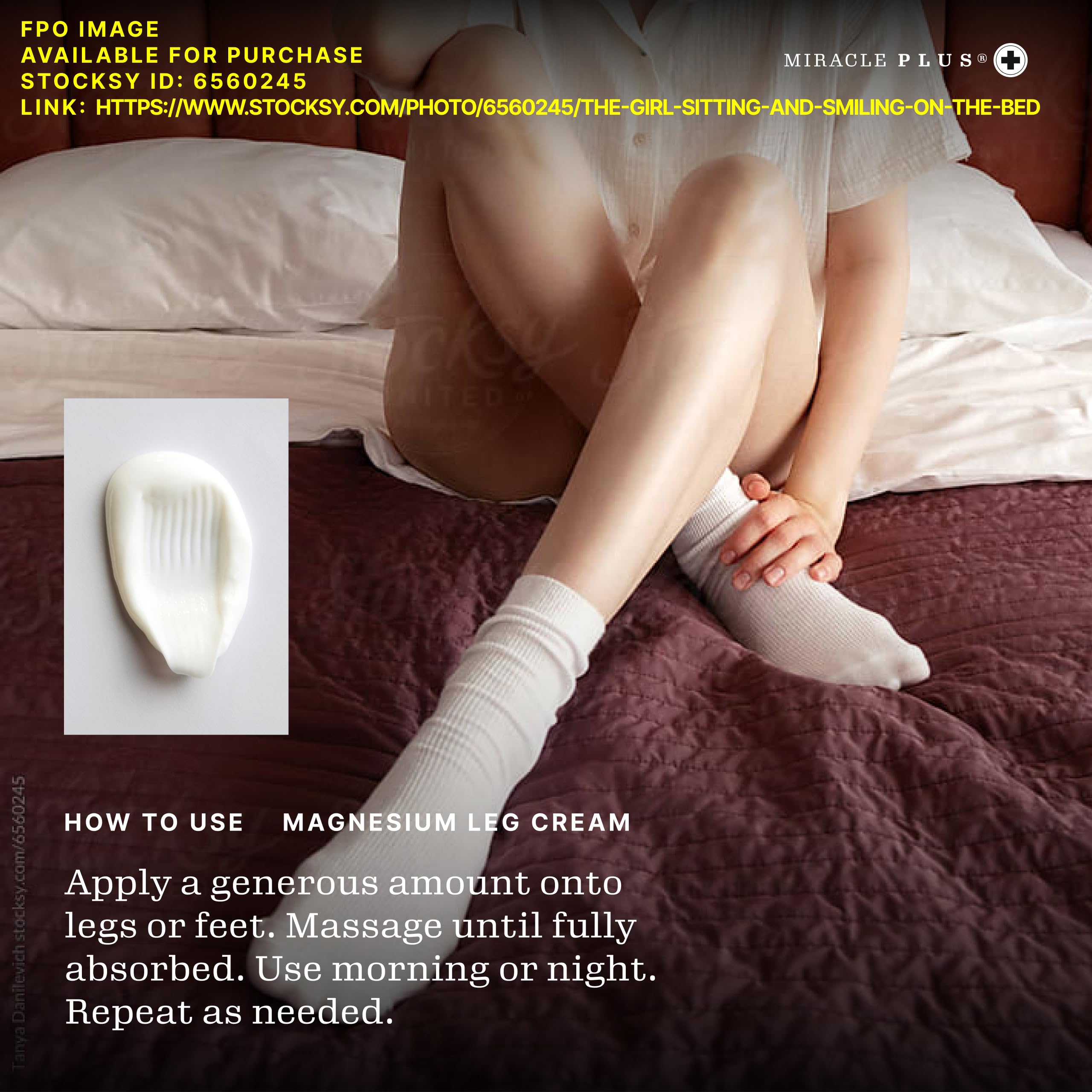 Miracle Plus crema magnesio, absorción rápida, piel suave.