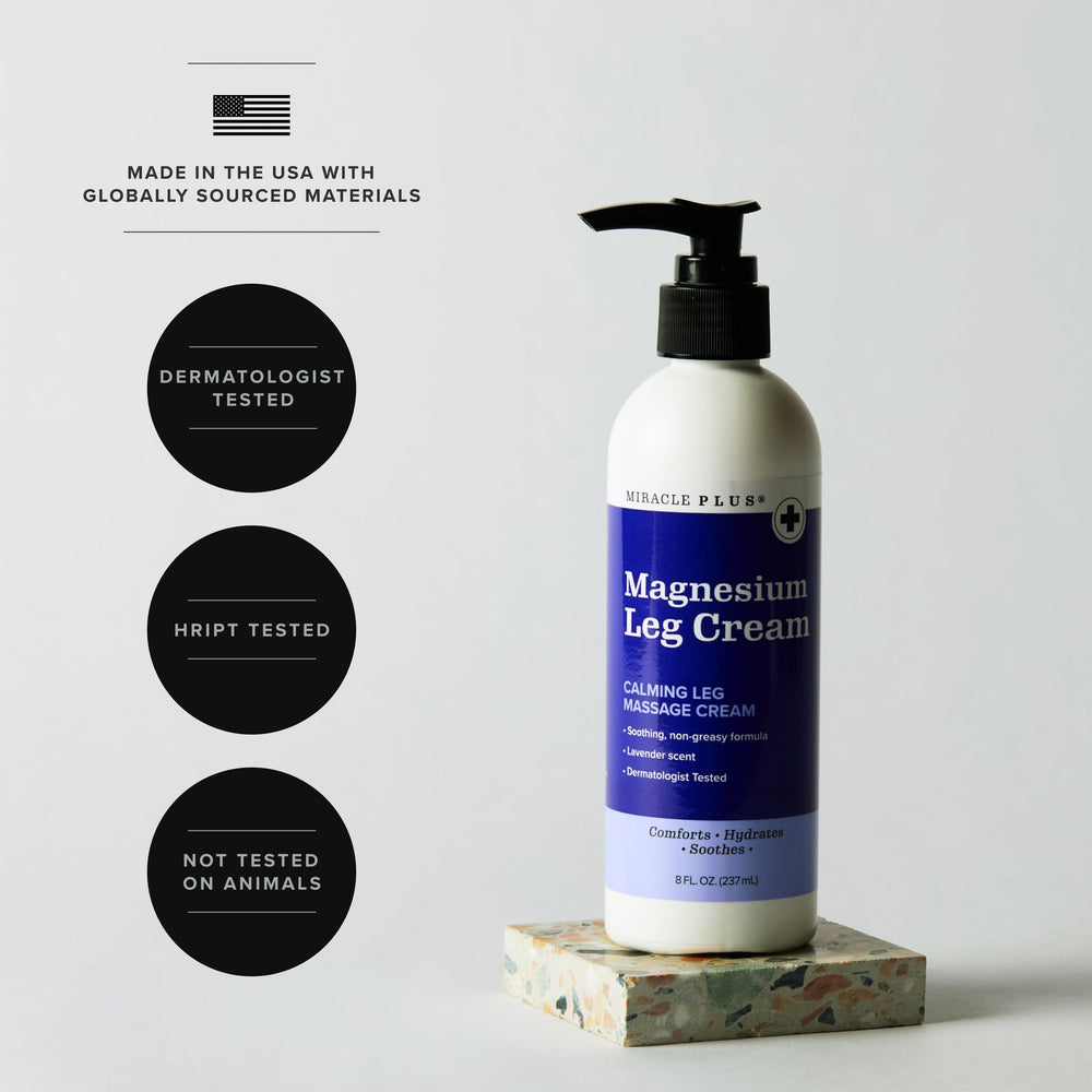 Miracle Plus crema magnesio, hidratación profunda para piel seca.