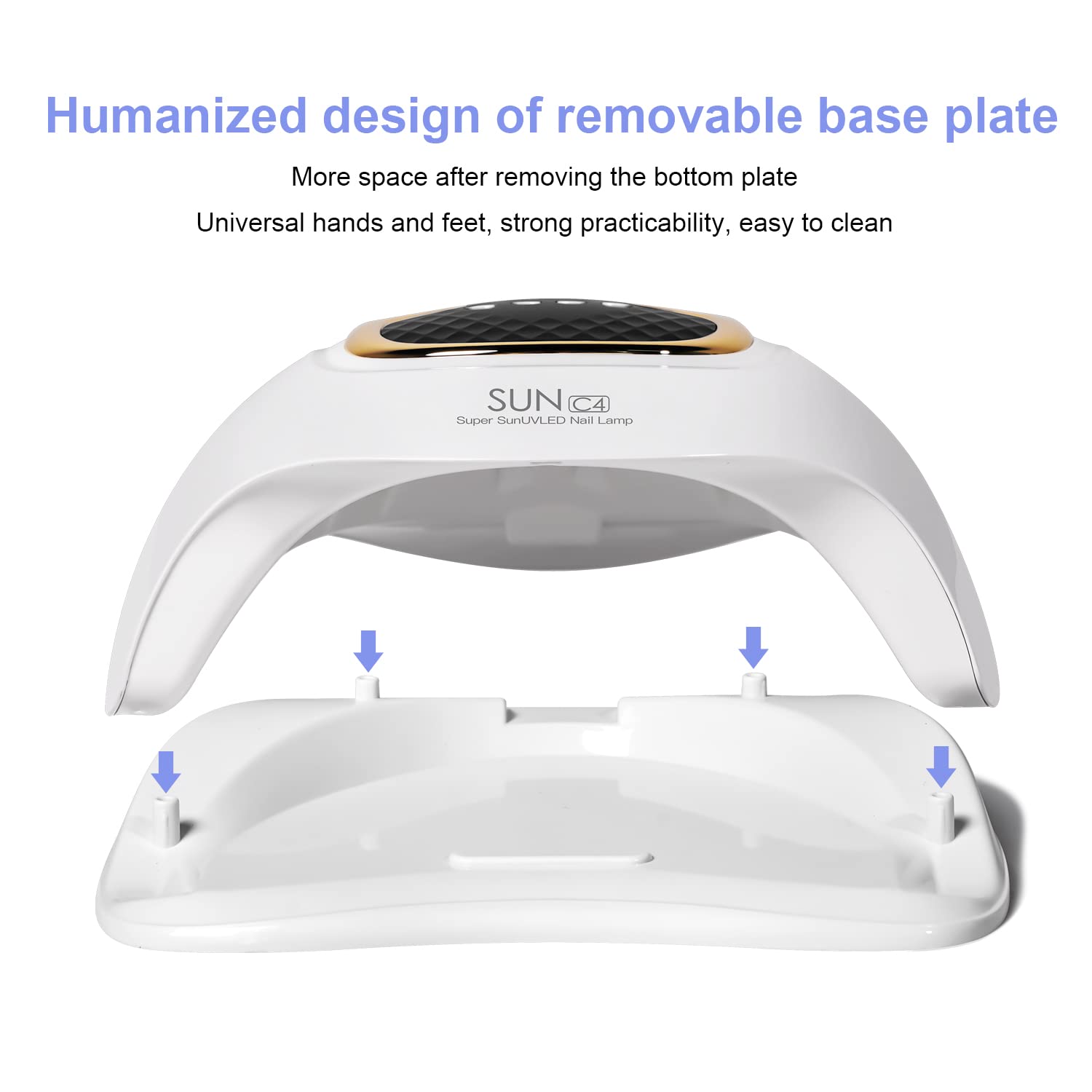 MIRAGE LAYON UV Nail Lamp compact design fitting small spaces