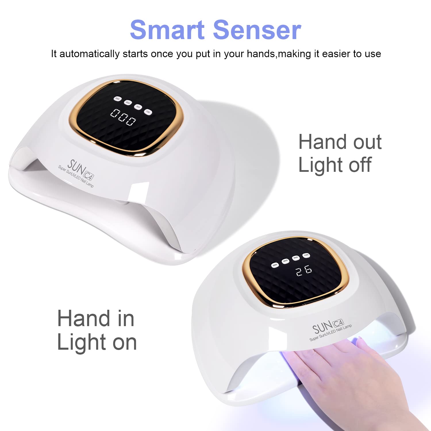MIRAGE LAYON UV Nail Lamp ideal for home salon setups