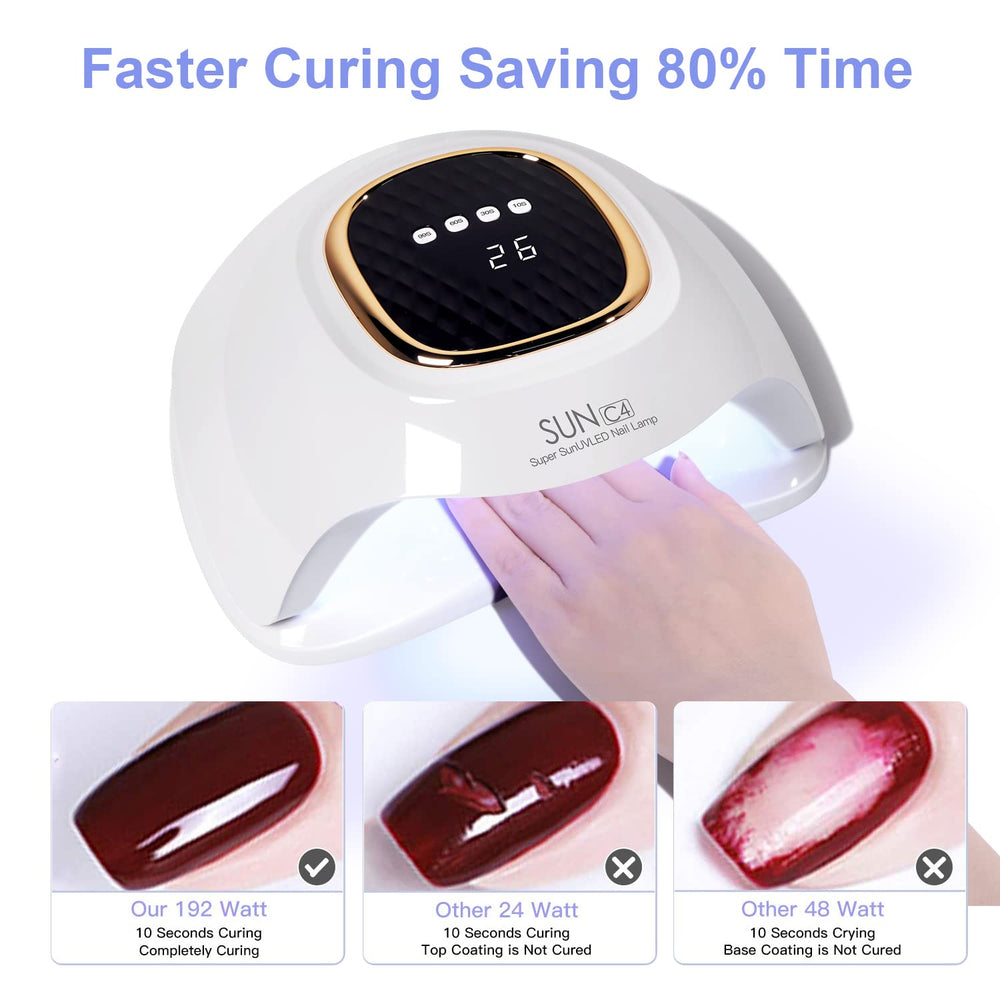 MIRAGE LAYON UV Nail Lamp rear view with cord management