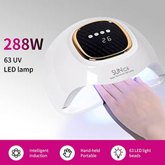 MIRAGE LAYON UV Nail Lamp top controls panel for precise timing