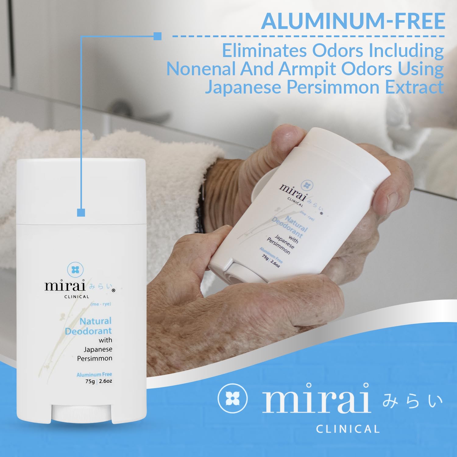 Compact travel packaging supports odor control on the go.