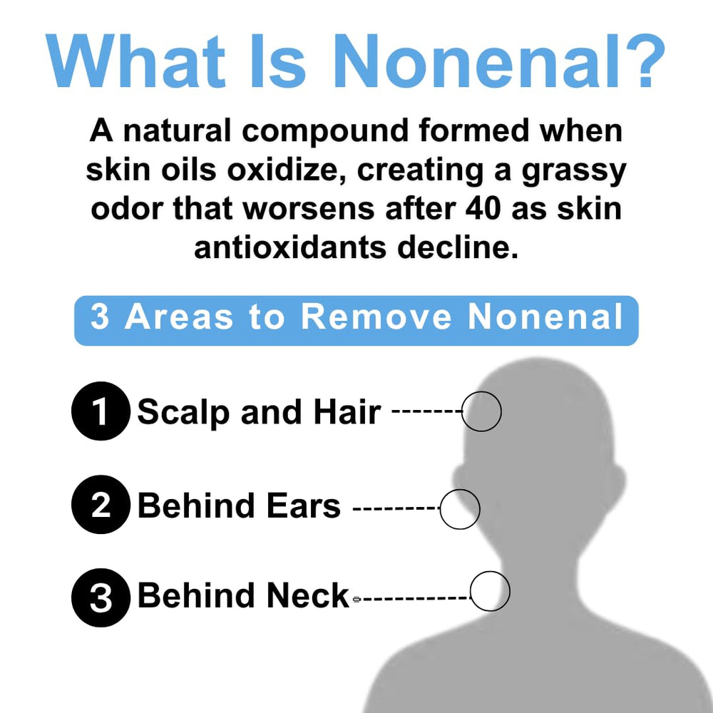 Close-up of Mirai Persimmon Shampoo label highlighting Nonenal.