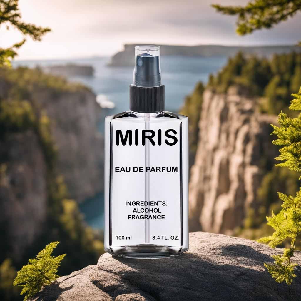 MIRIS No. 35774 bottle in hand for daily wear