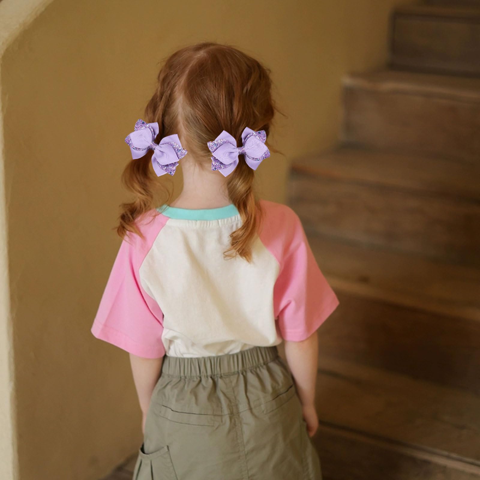 Miroksh boutique-style bow clip complements ponytails, braids, and half-up styles.