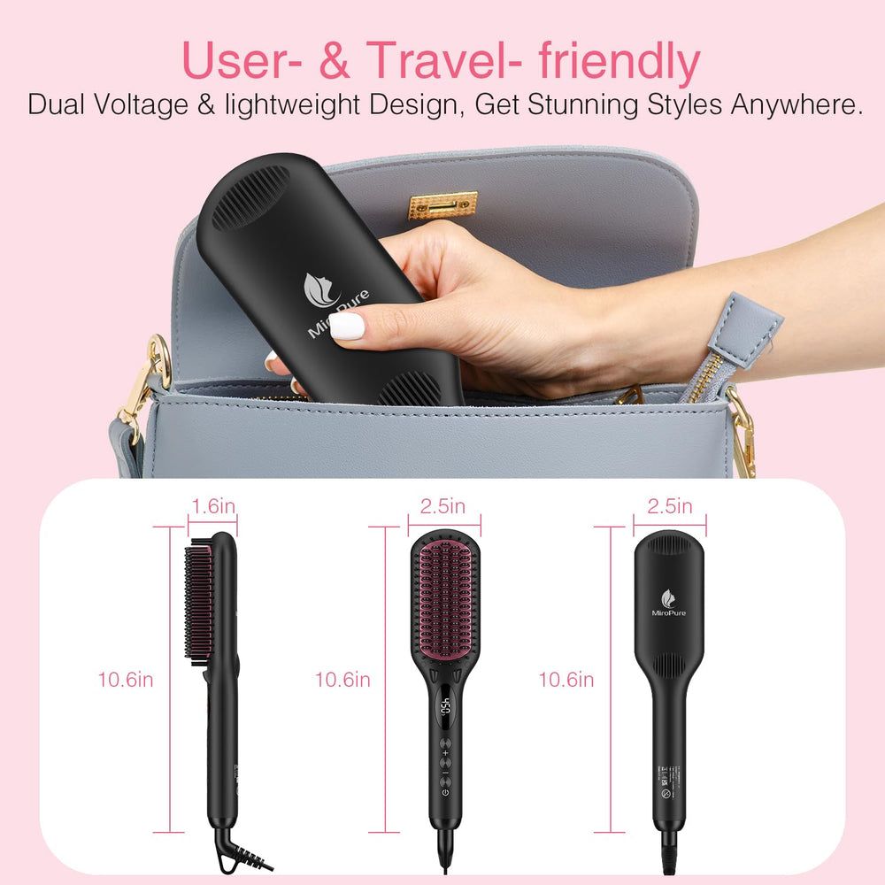 16 temperature settings to tailor heat for all hair types.