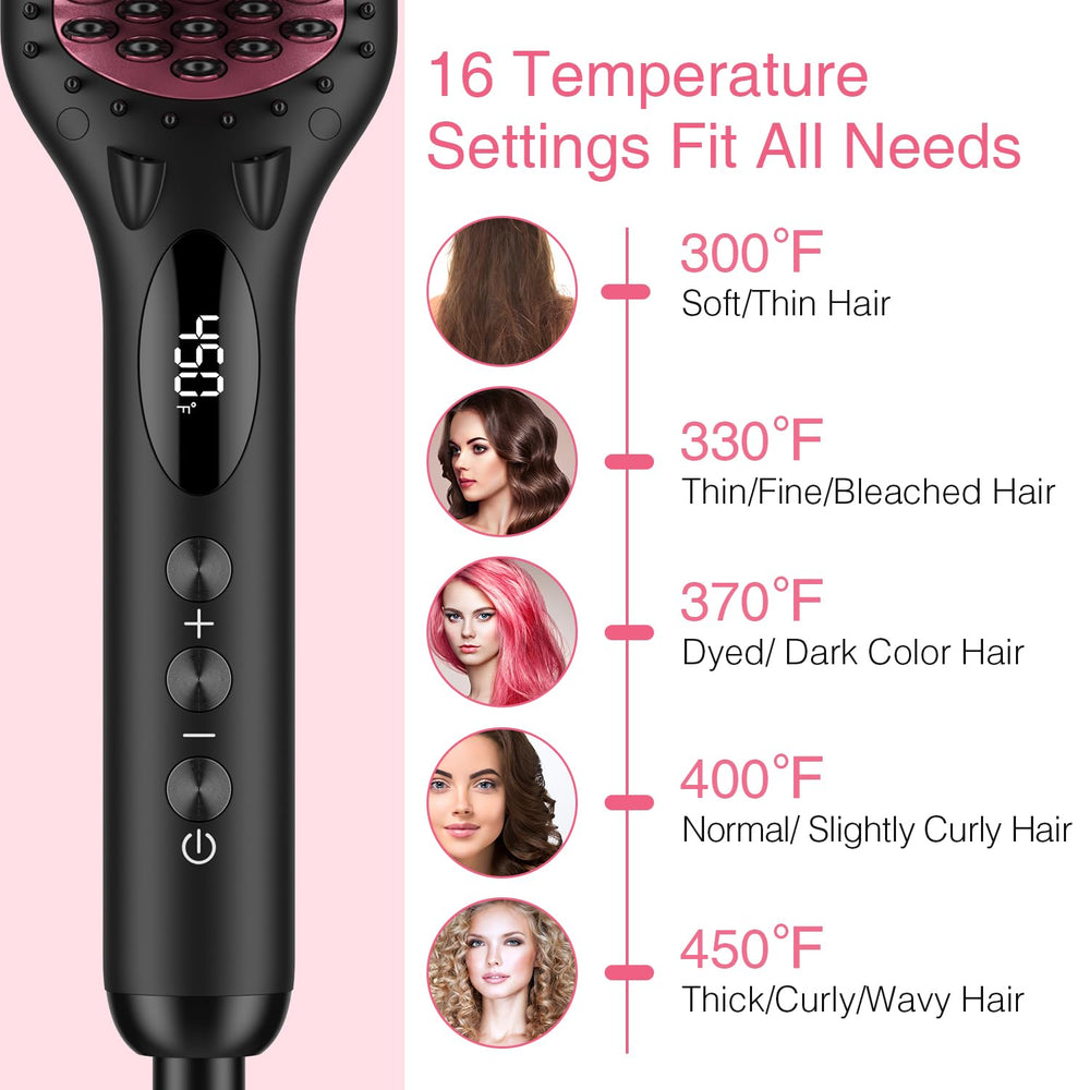Double ionic generator boosts shine while reducing frizz during styling.
